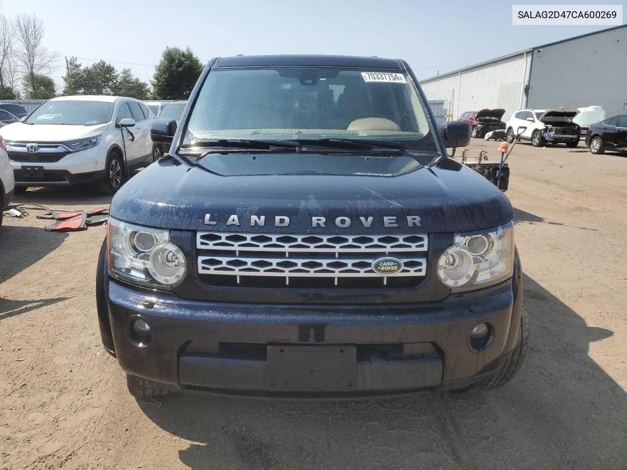 2012 Land Rover Lr4 Hse VIN: SALAG2D47CA600269 Lot: 70337754