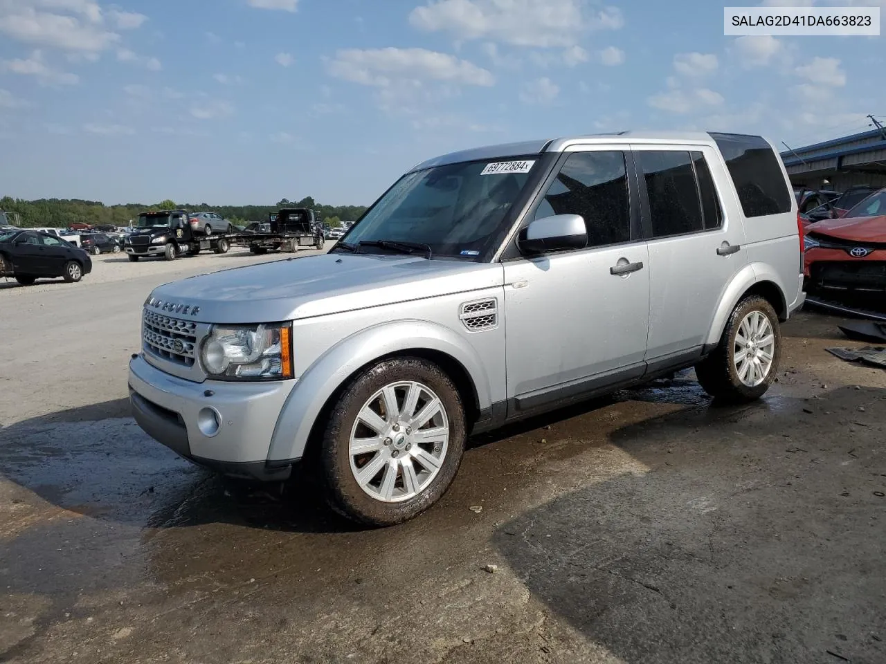 2013 Land Rover Lr4 Hse VIN: SALAG2D41DA663823 Lot: 69772884