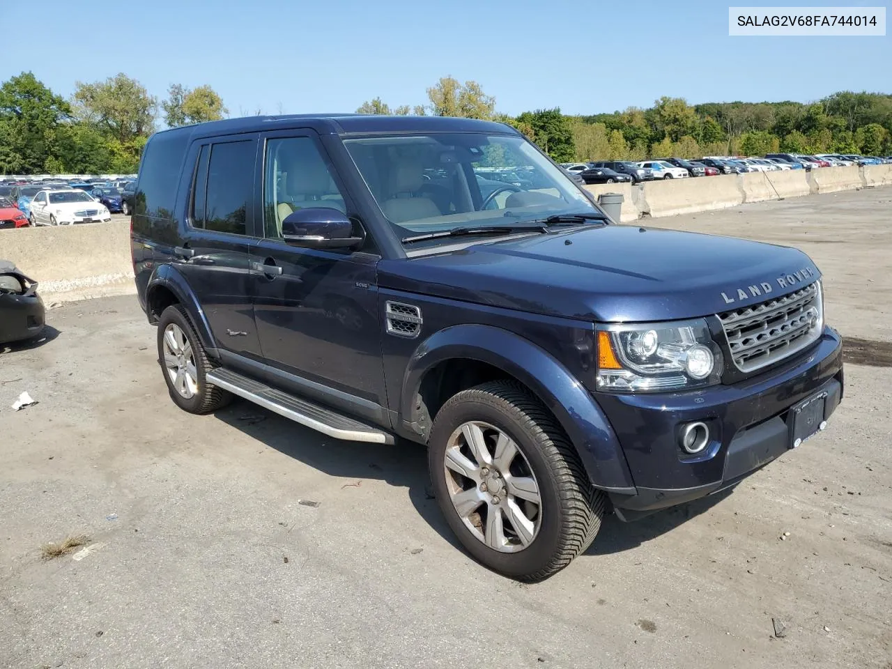 2015 Land Rover Lr4 Hse VIN: SALAG2V68FA744014 Lot: 69219614