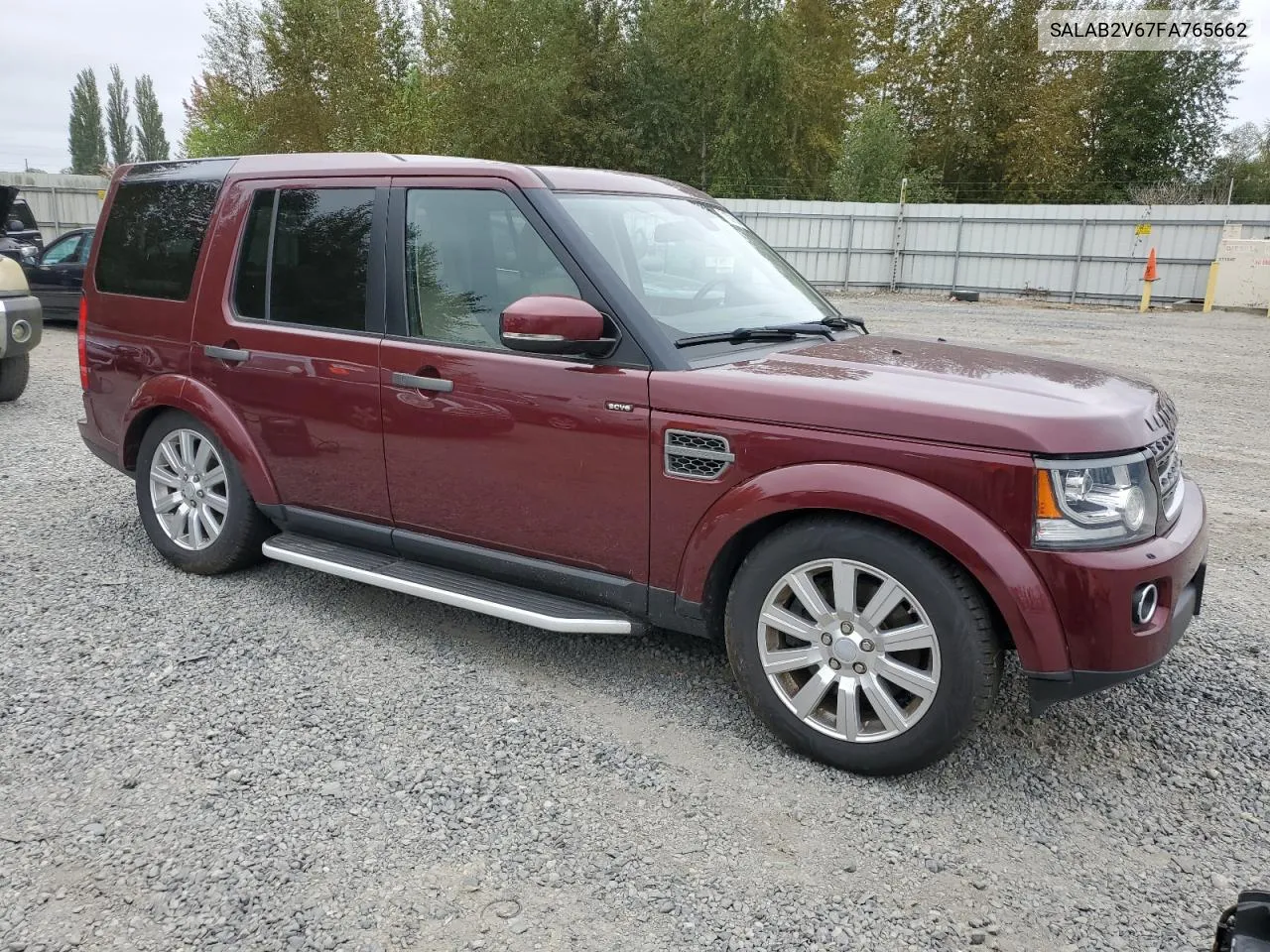 2015 Land Rover Lr4 VIN: SALAB2V67FA765662 Lot: 71021584