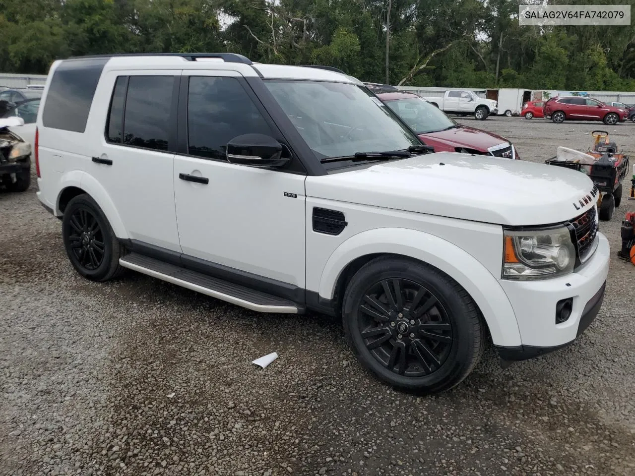 2015 Land Rover Lr4 Hse VIN: SALAG2V64FA742079 Lot: 71662754