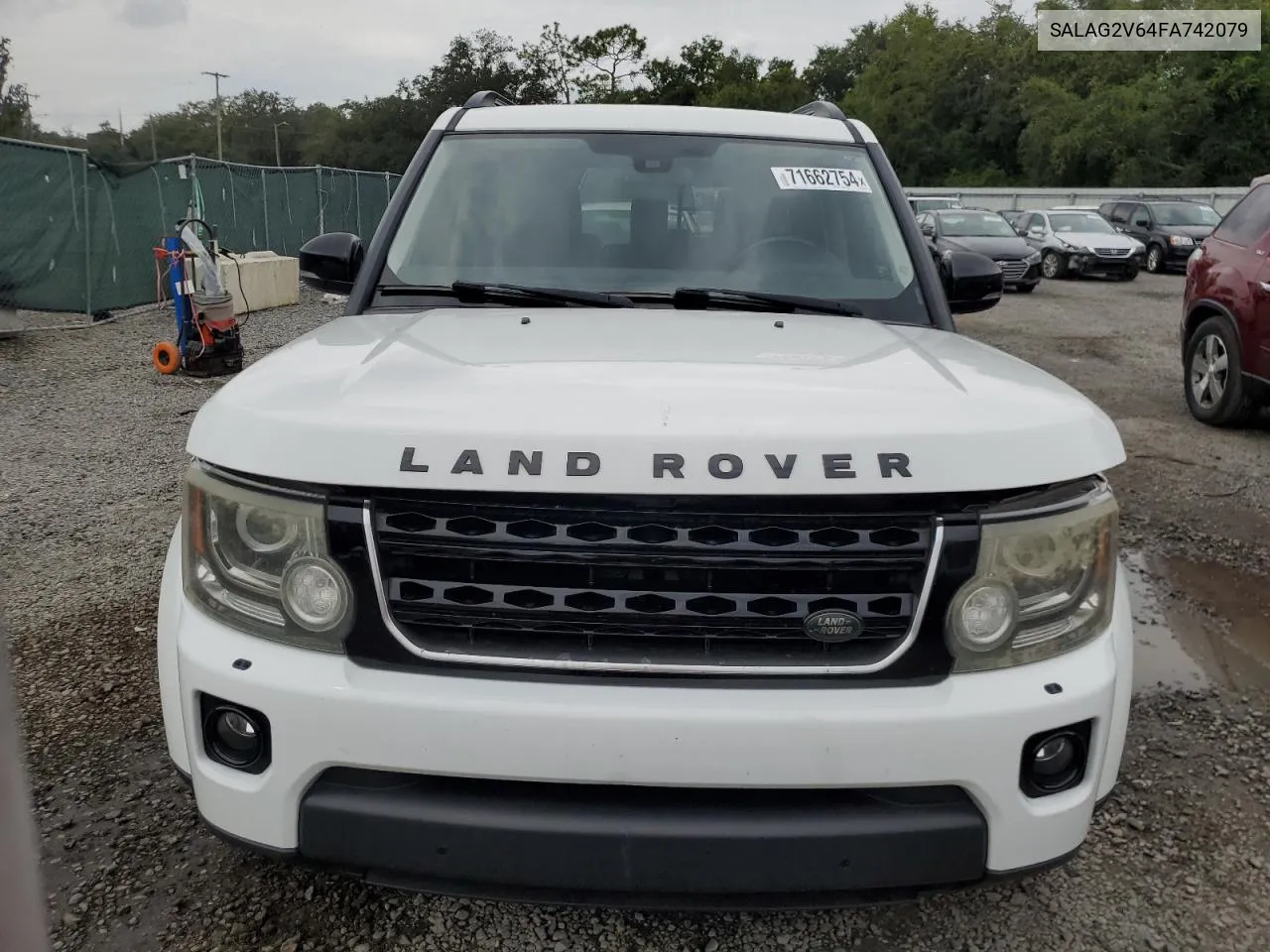 SALAG2V64FA742079 2015 Land Rover Lr4 Hse