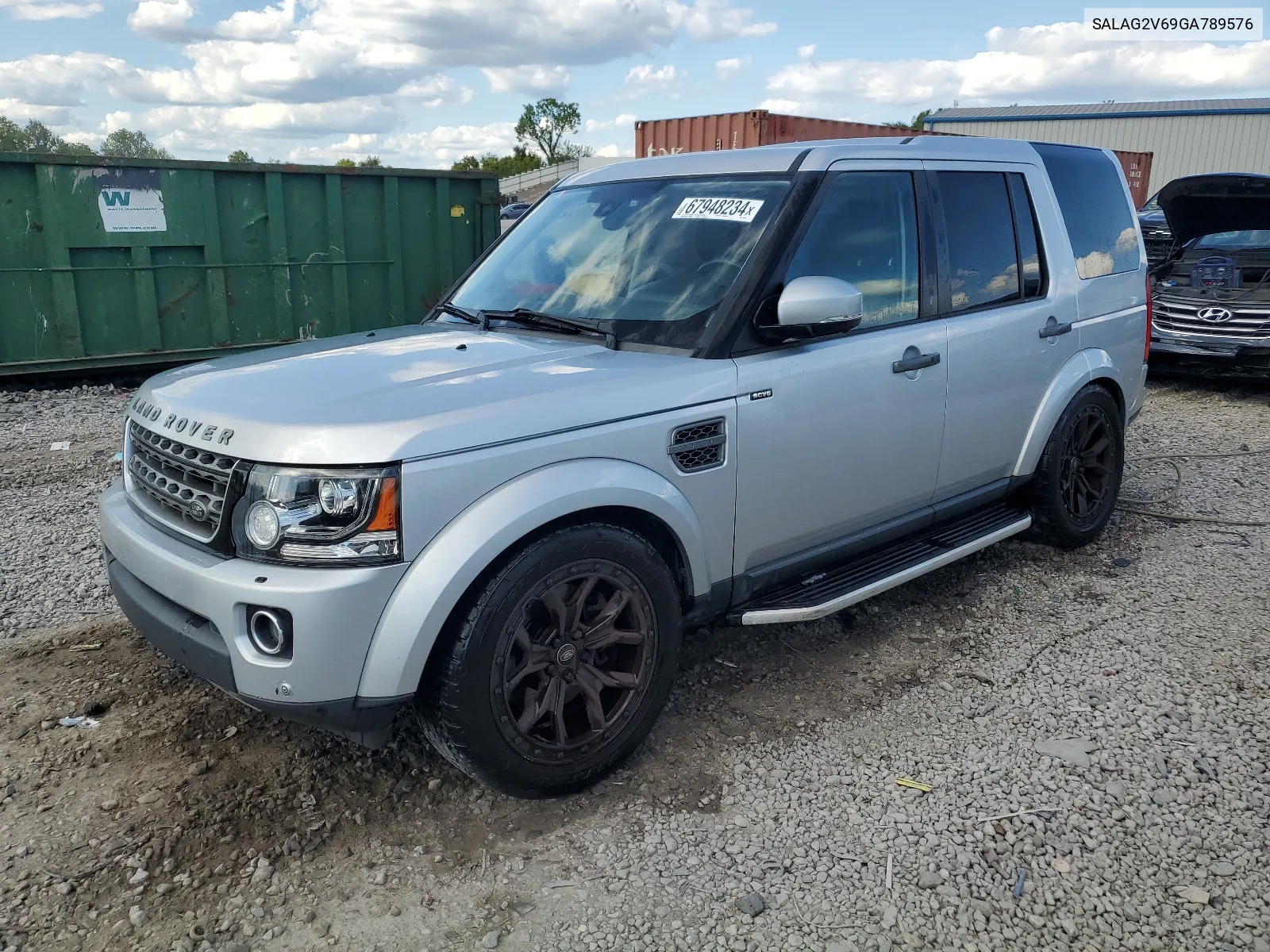 2016 Land Rover Lr4 Hse VIN: SALAG2V69GA789576 Lot: 67948234