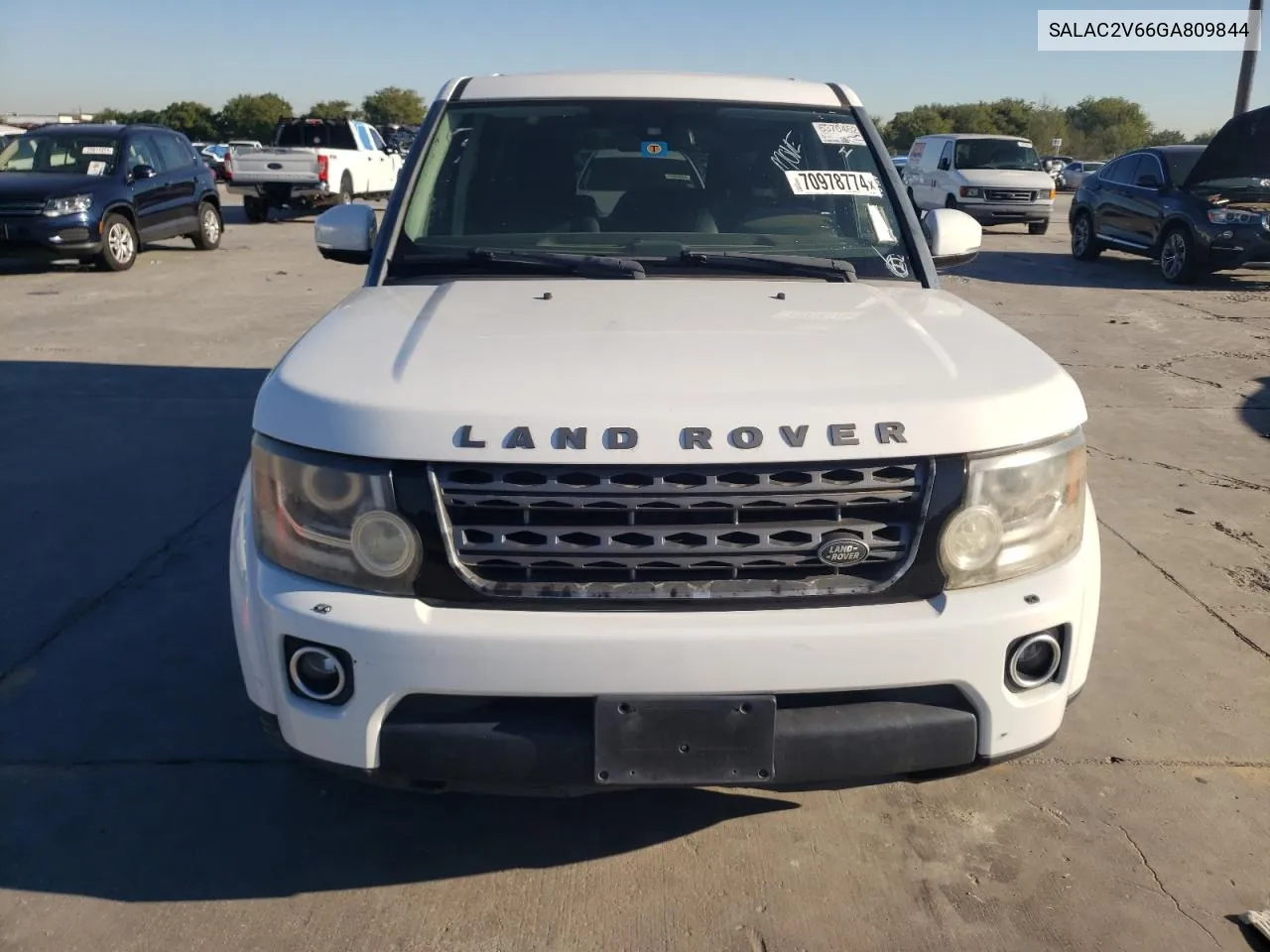 2016 Land Rover Lr4 VIN: SALAC2V66GA809844 Lot: 70978774