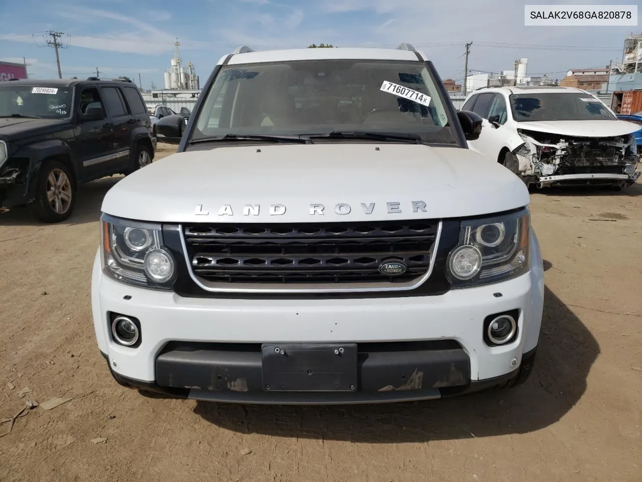 2016 Land Rover Lr4 Hse Luxury VIN: SALAK2V68GA820878 Lot: 71607714