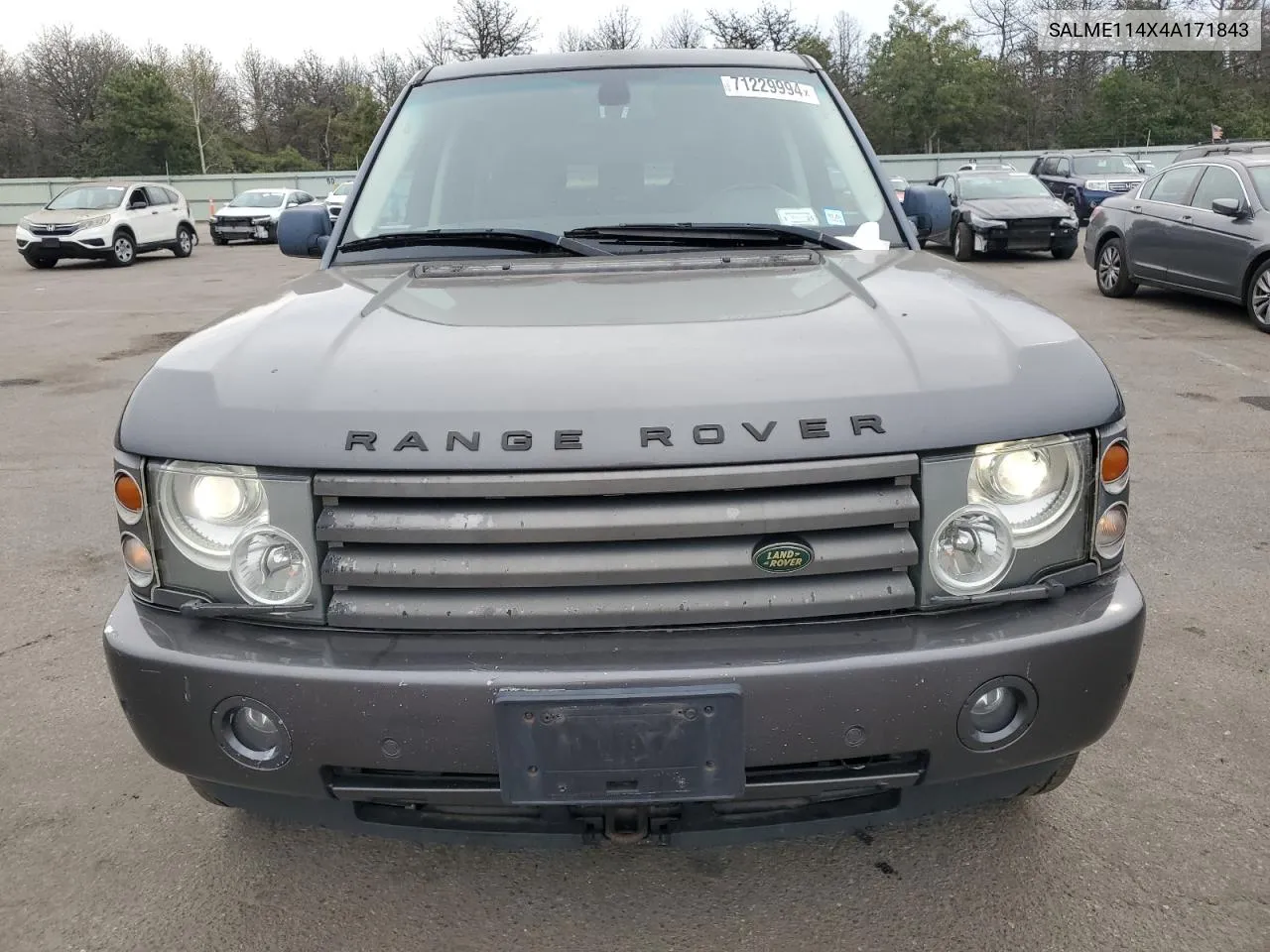 2004 Land Rover Range Rover Hse VIN: SALME114X4A171843 Lot: 71229994