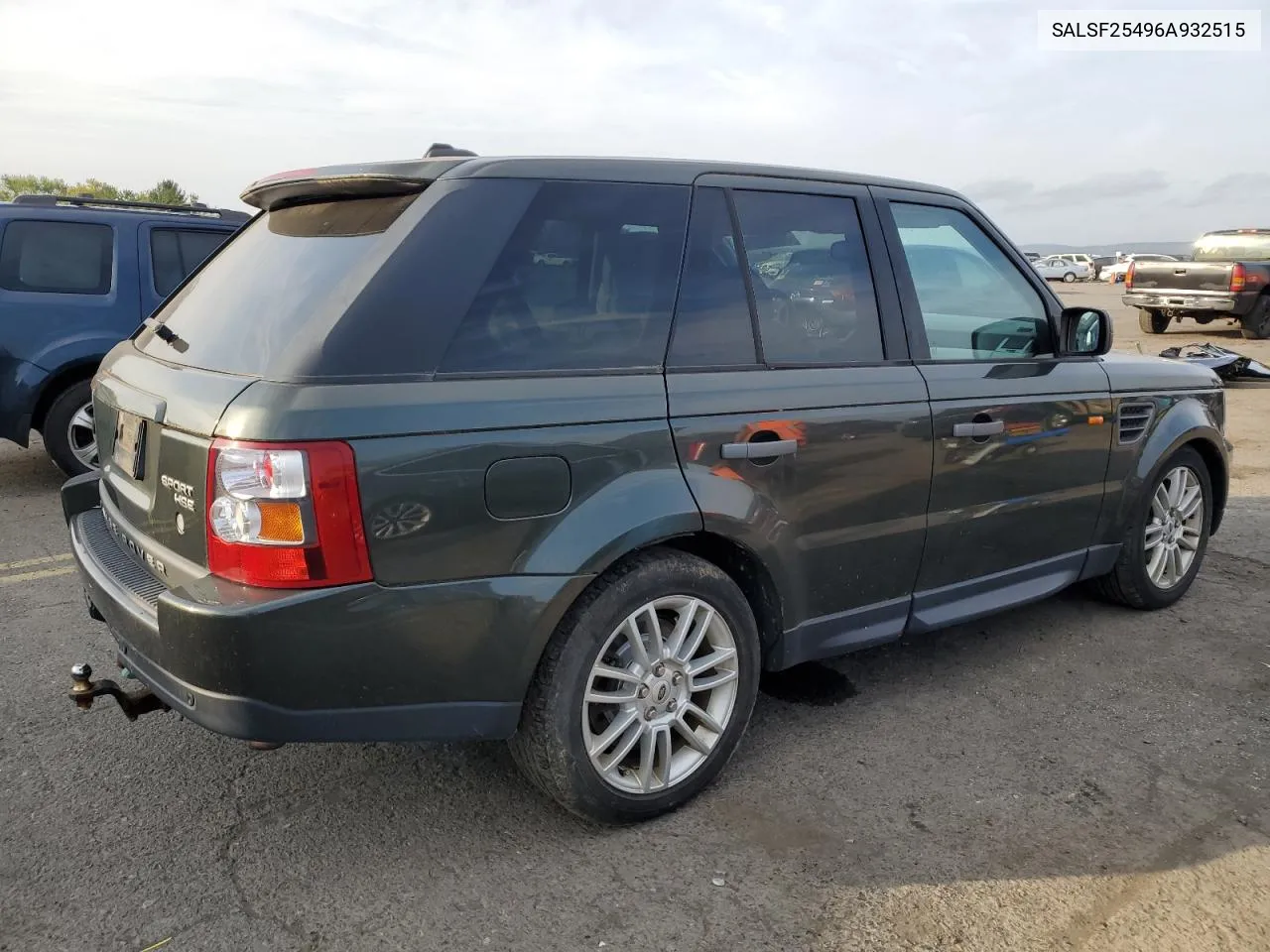 2006 Land Rover Range Rover Sport Hse VIN: SALSF25496A932515 Lot: 71782164