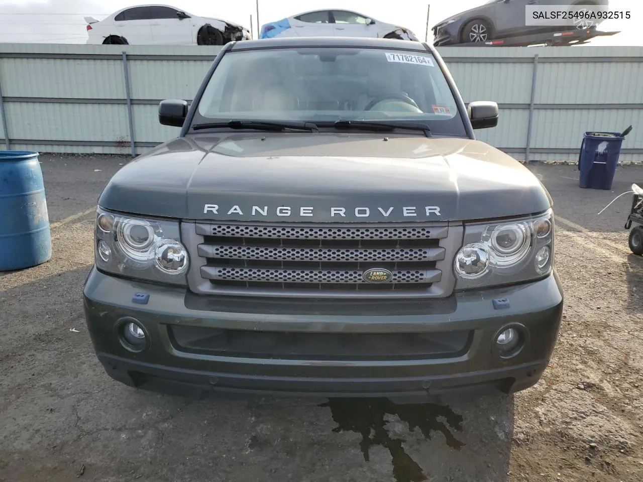 2006 Land Rover Range Rover Sport Hse VIN: SALSF25496A932515 Lot: 71782164