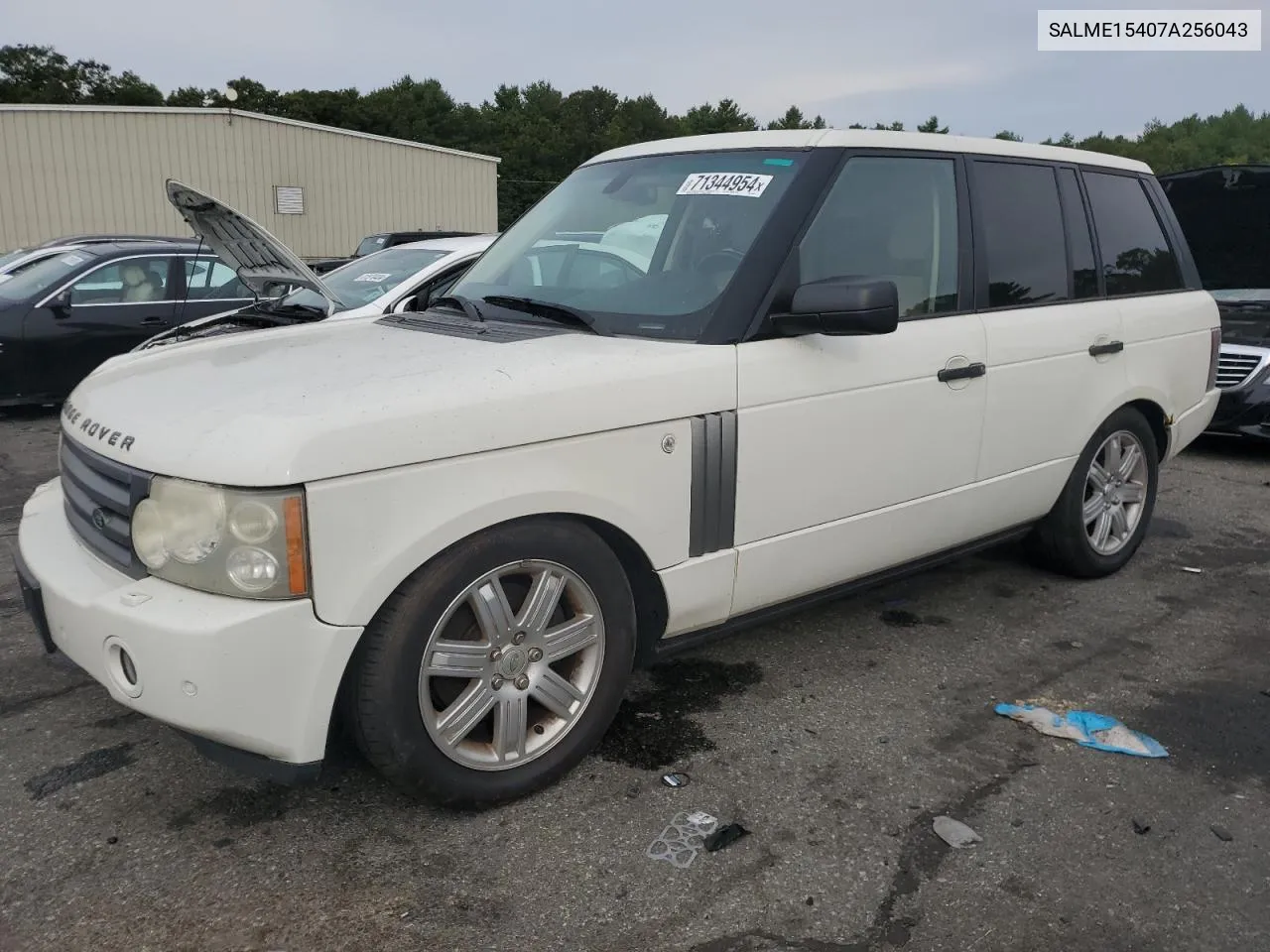 2007 Land Rover Range Rover Hse VIN: SALME15407A256043 Lot: 71344954