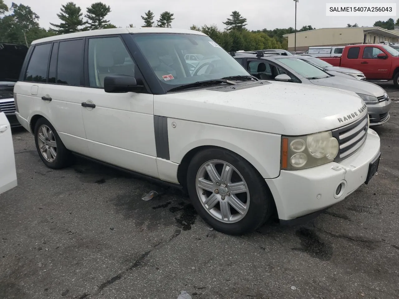 2007 Land Rover Range Rover Hse VIN: SALME15407A256043 Lot: 71344954