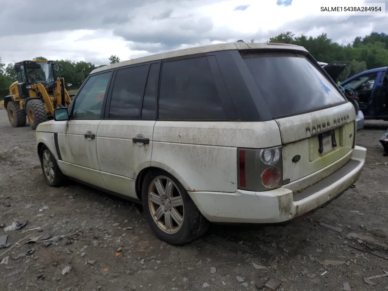 SALME15438A284954 2008 Land Rover Range Rover Hse