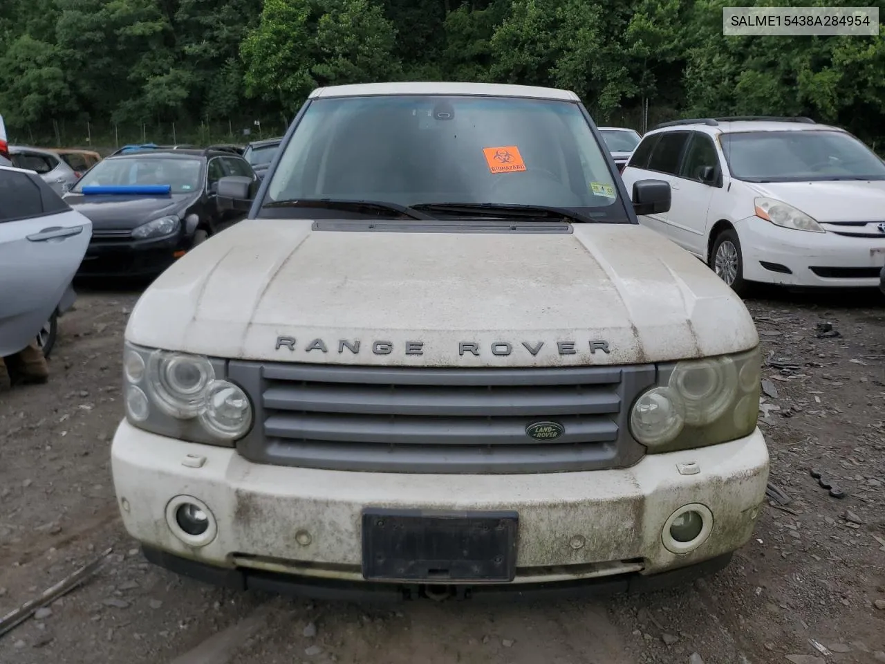 SALME15438A284954 2008 Land Rover Range Rover Hse