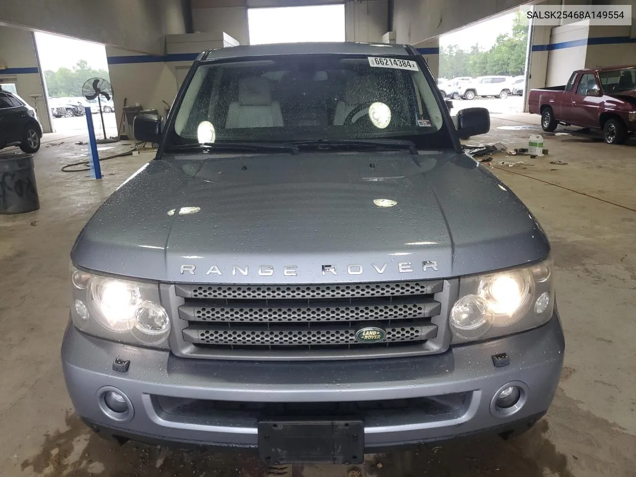 2008 Land Rover Range Rover Sport Hse VIN: SALSK25468A149554 Lot: 66214384