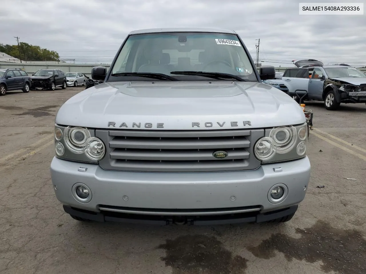 SALME15408A293336 2008 Land Rover Range Rover Hse