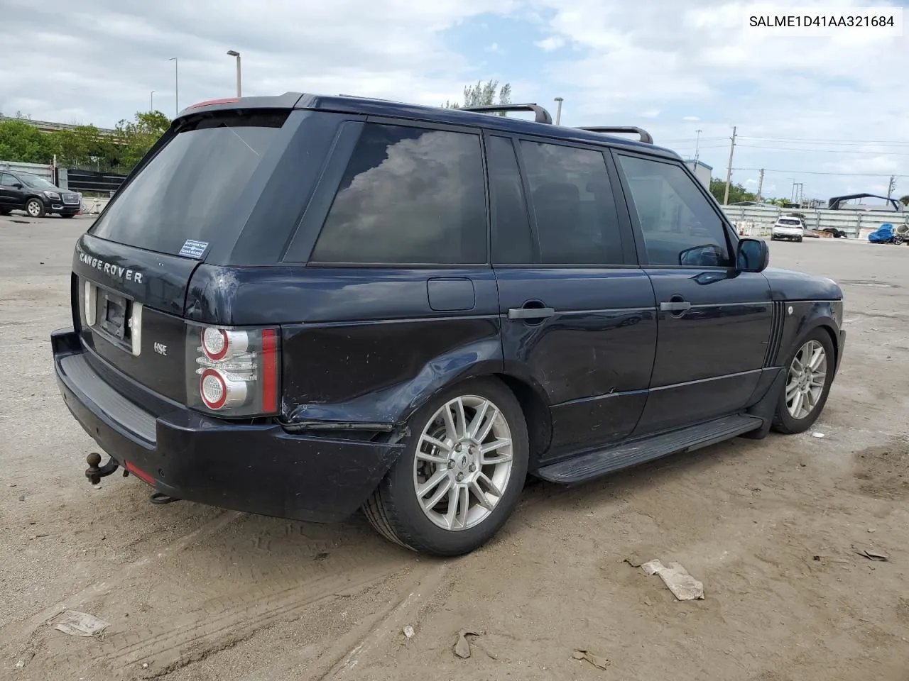 2010 Land Rover Range Rover Hse VIN: SALME1D41AA321684 Lot: 67723054