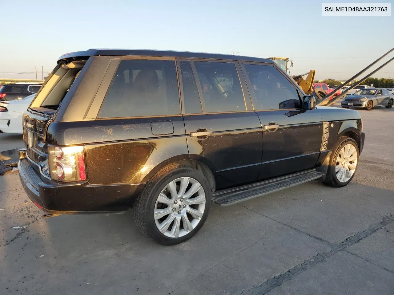 2010 Land Rover Range Rover Hse VIN: SALME1D48AA321763 Lot: 71352924