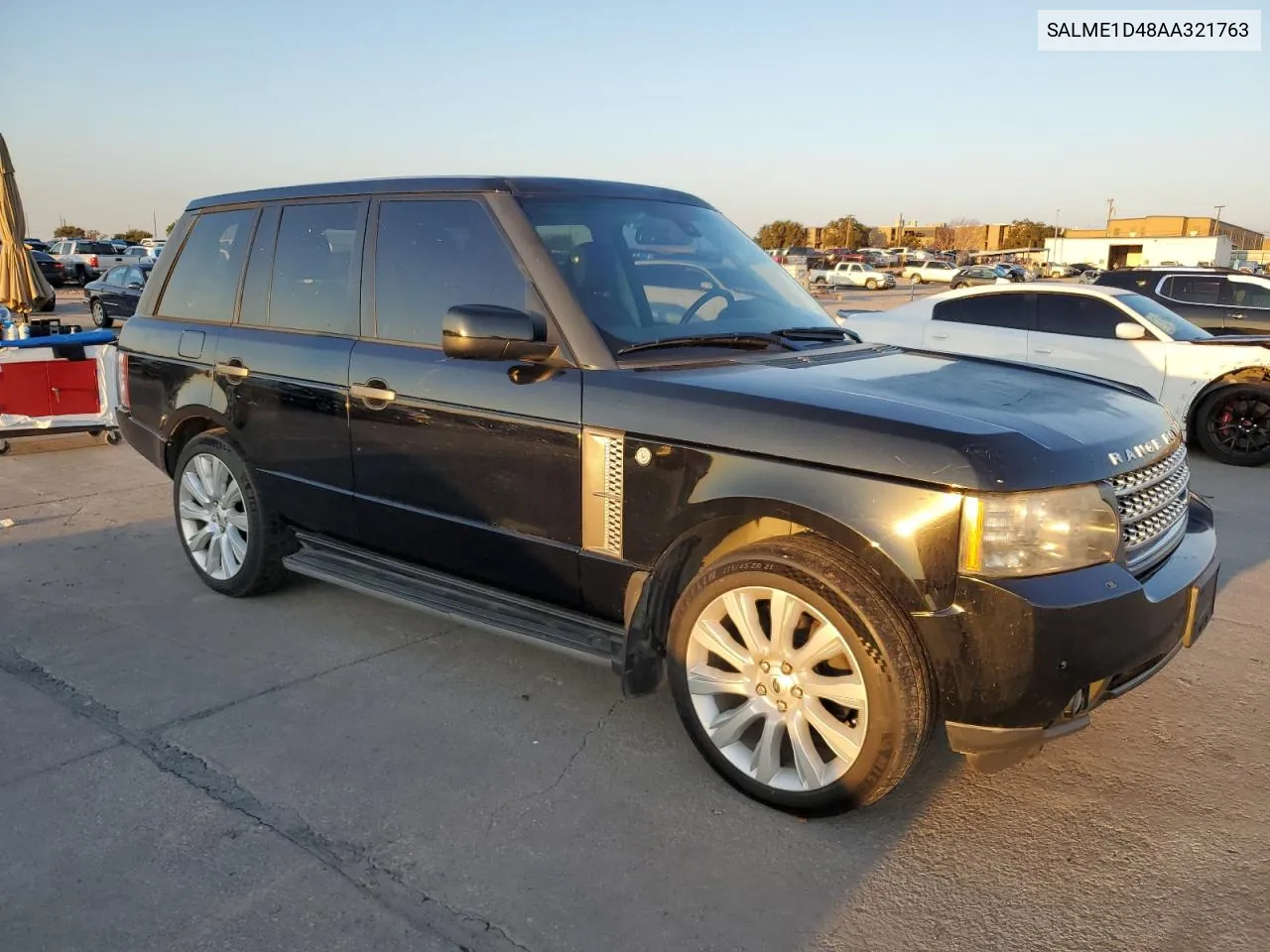 2010 Land Rover Range Rover Hse VIN: SALME1D48AA321763 Lot: 71352924