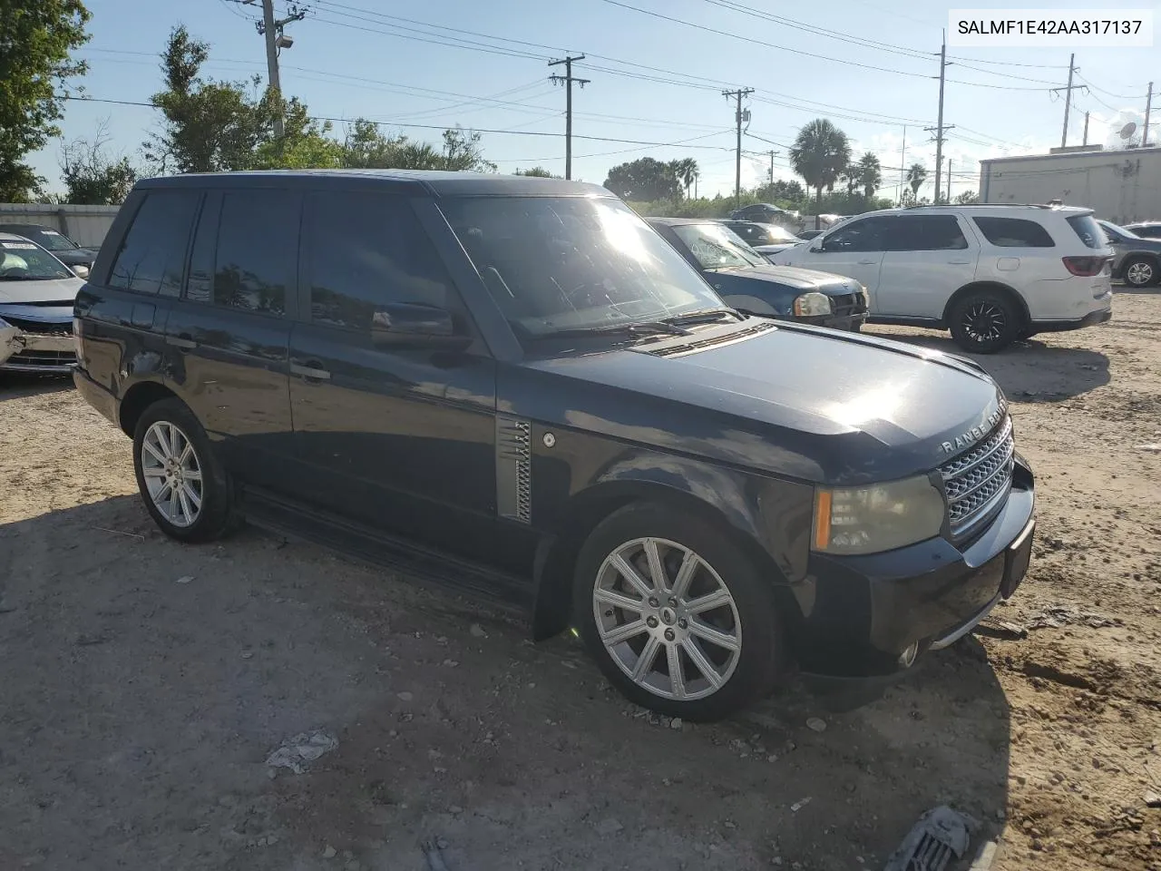 2010 Land Rover Range Rover Hse Luxury VIN: SALMF1E42AA317137 Lot: 71757024