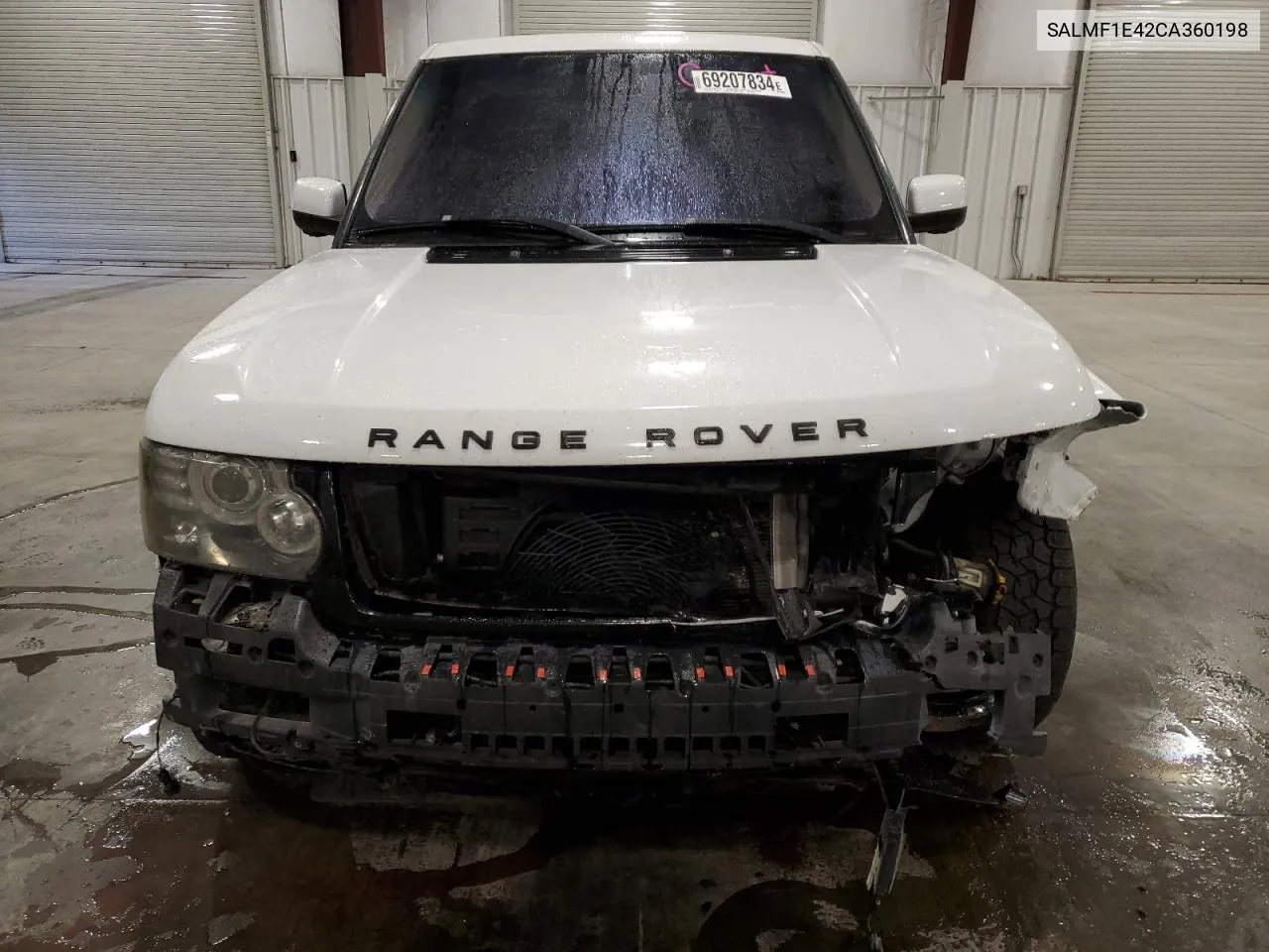 2012 Land Rover Range Rover Hse Luxury VIN: SALMF1E42CA360198 Lot: 69207834