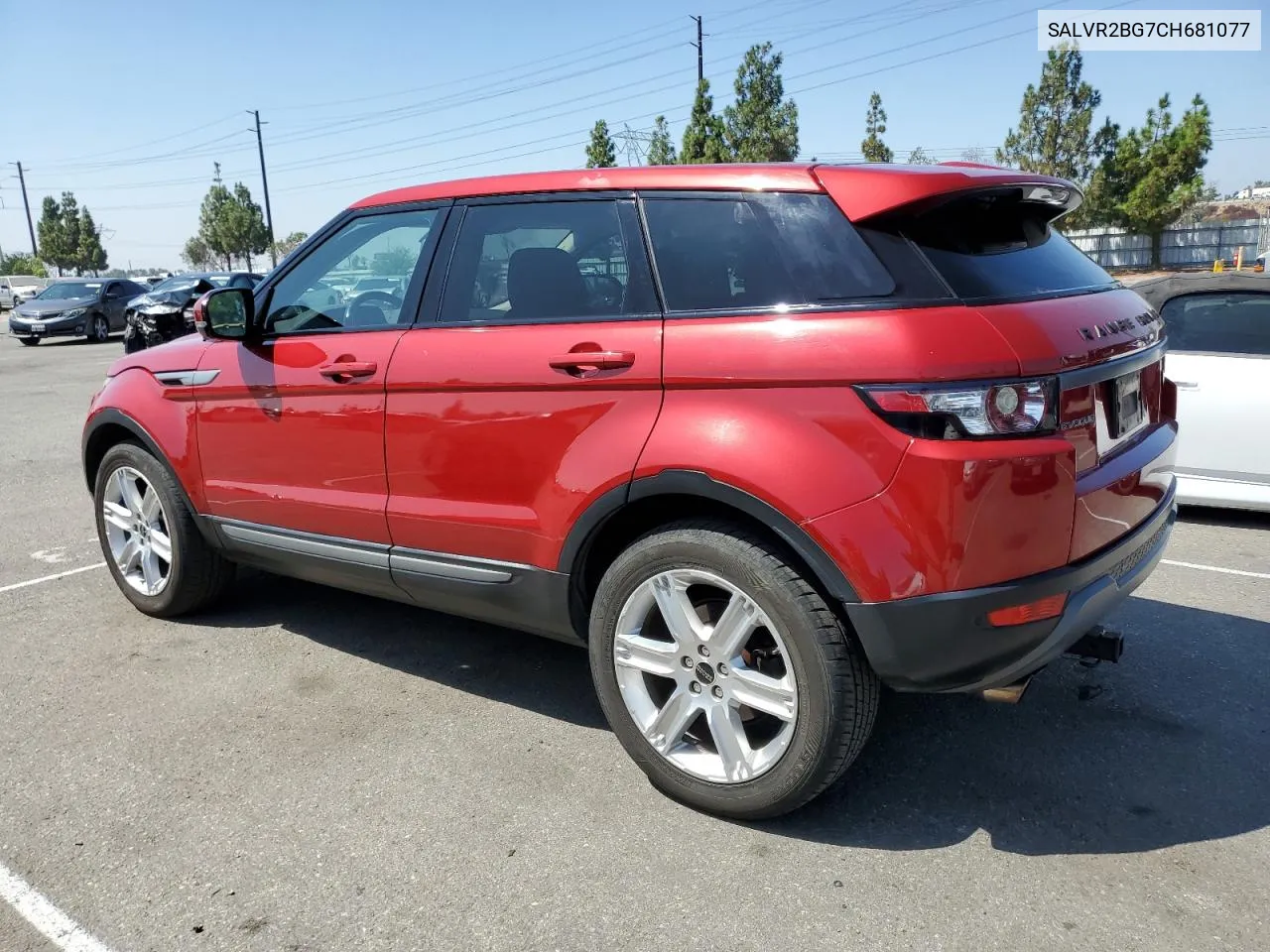 2012 Land Rover Range Rover Evoque Pure Premium VIN: SALVR2BG7CH681077 Lot: 69477574