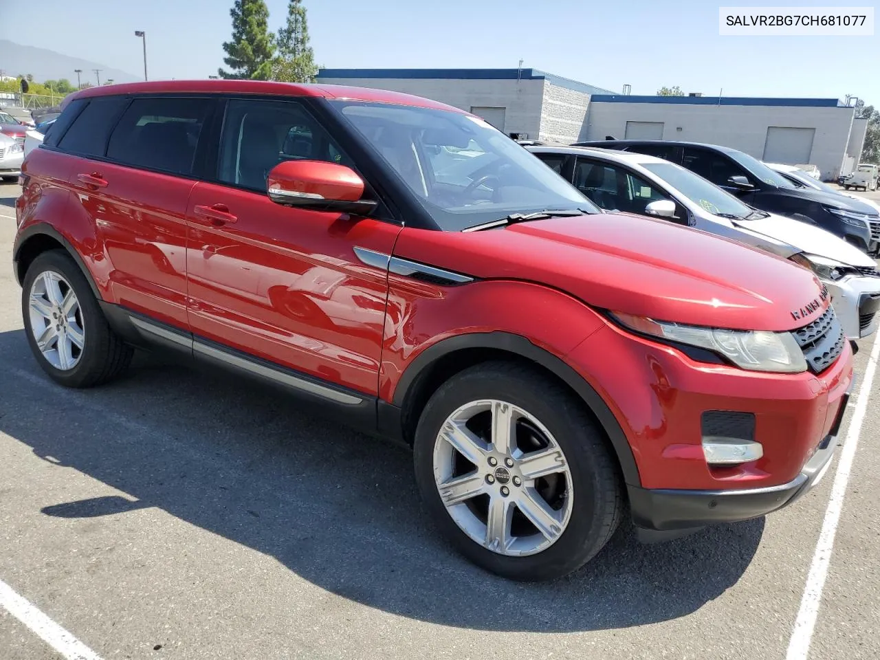 SALVR2BG7CH681077 2012 Land Rover Range Rover Evoque Pure Premium