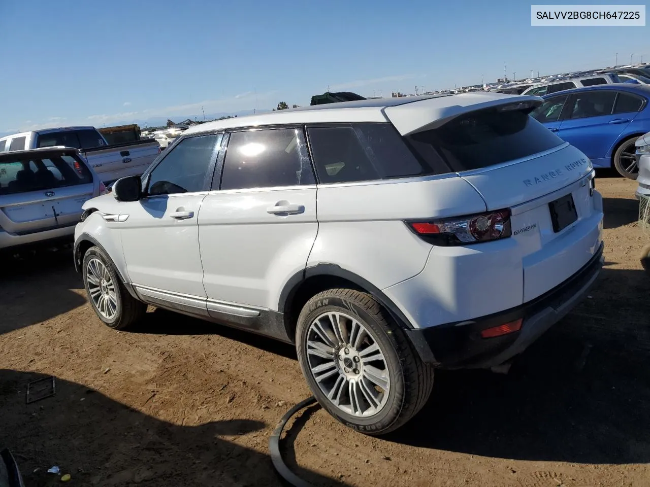 2012 Land Rover Range Rover Evoque Prestige Premium VIN: SALVV2BG8CH647225 Lot: 71263734