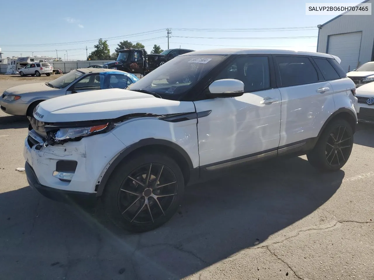 2013 Land Rover Range Rover Evoque Pure Plus VIN: SALVP2BG6DH707465 Lot: 68071904