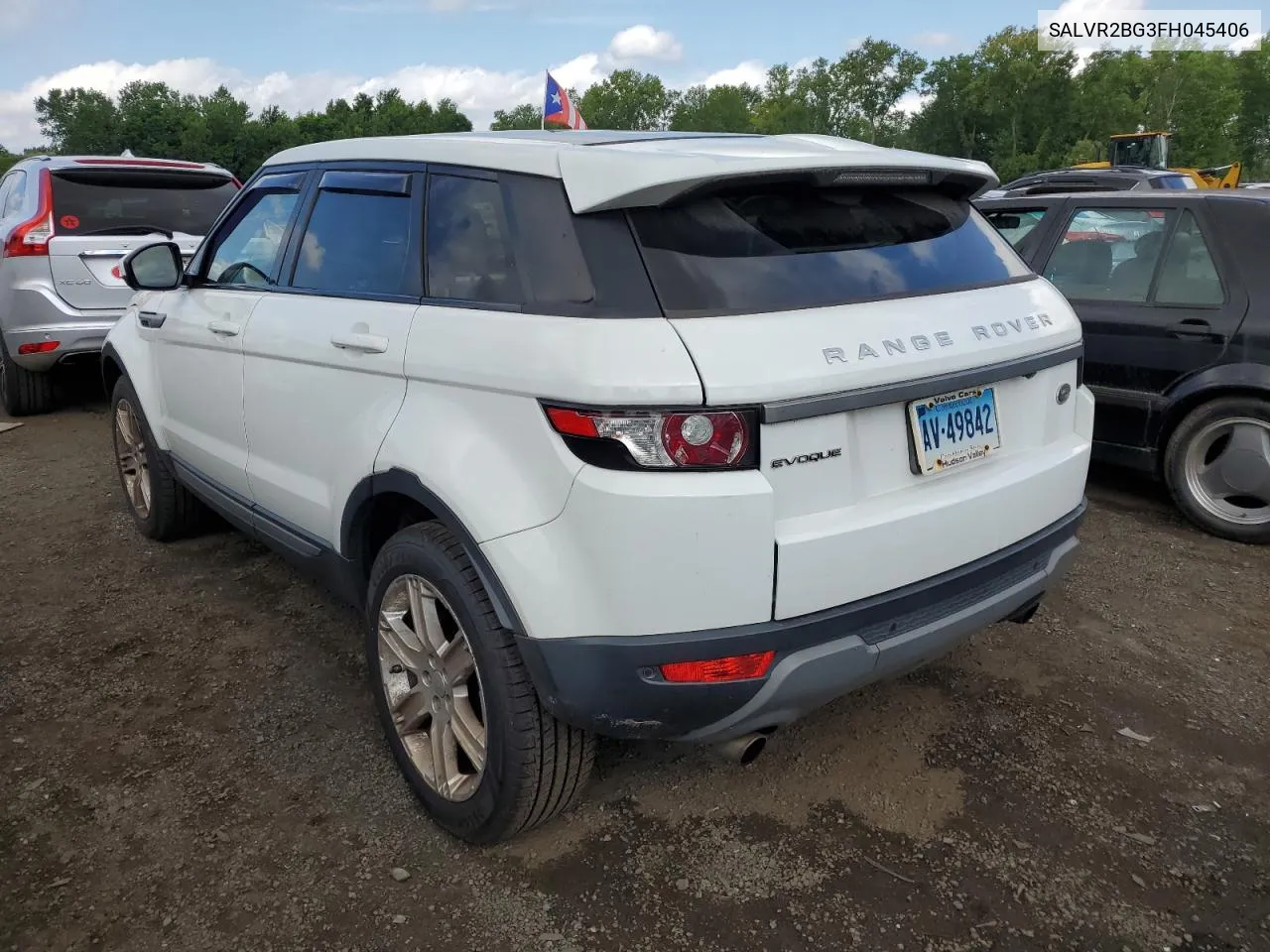 2015 Land Rover Range Rover Evoque Pure Premium VIN: SALVR2BG3FH045406 Lot: 62227064