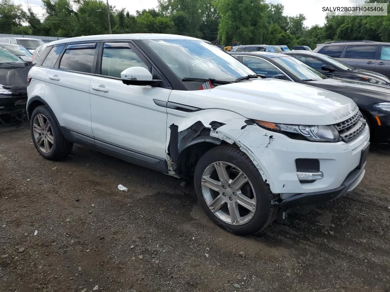 2015 Land Rover Range Rover Evoque Pure Premium VIN: SALVR2BG3FH045406 Lot: 62227064