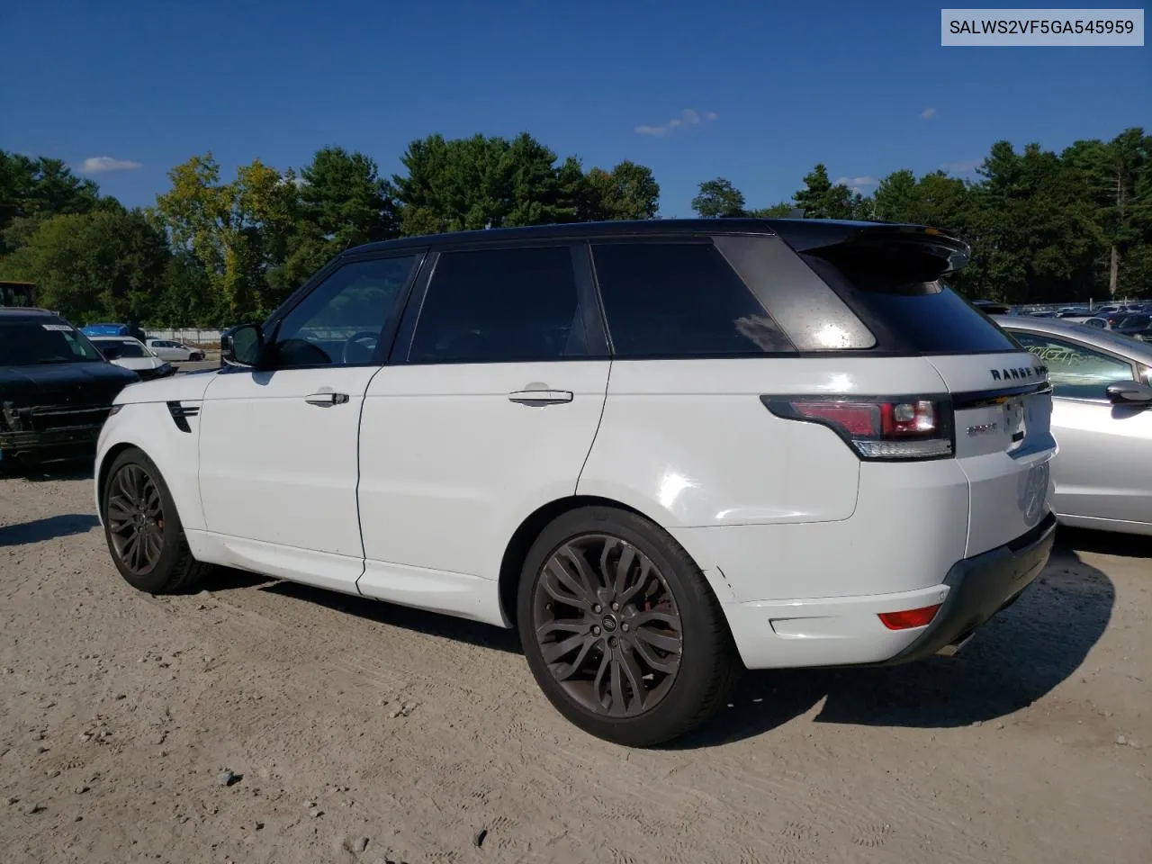 2016 Land Rover Range Rover Sport Hst VIN: SALWS2VF5GA545959 Lot: 70242794