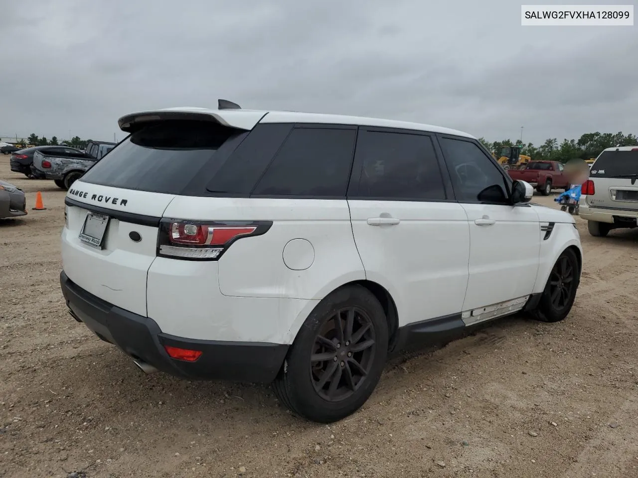 2017 Land Rover Range Rover Sport Se VIN: SALWG2FVXHA128099 Lot: 59682664