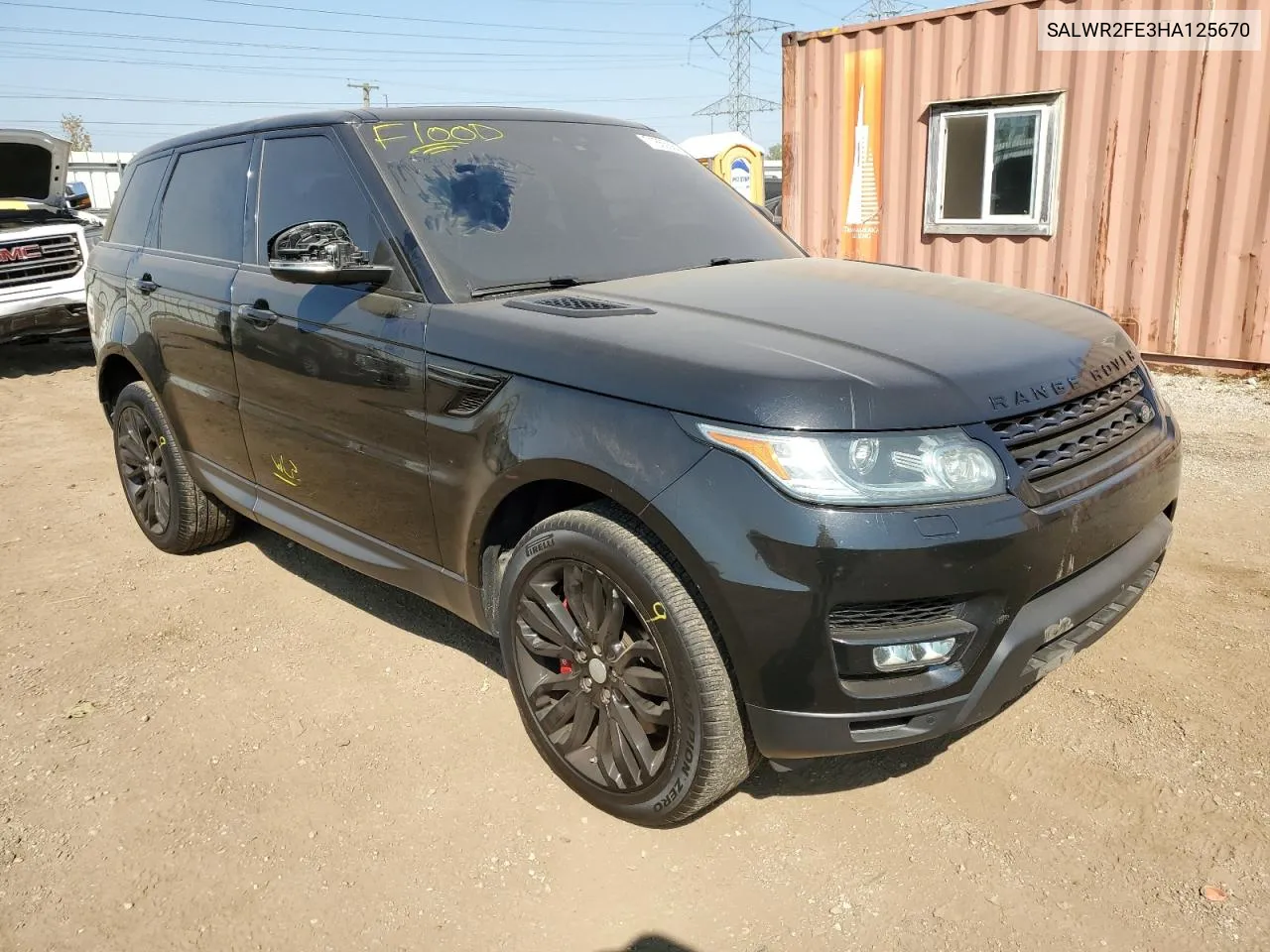 2017 Land Rover Range Rover Sport Sc VIN: SALWR2FE3HA125670 Lot: 71865684