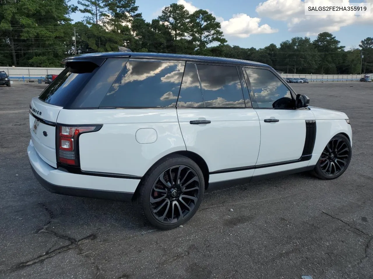 2017 Land Rover Range Rover Supercharged VIN: SALGS2FE2HA355919 Lot: 72211814