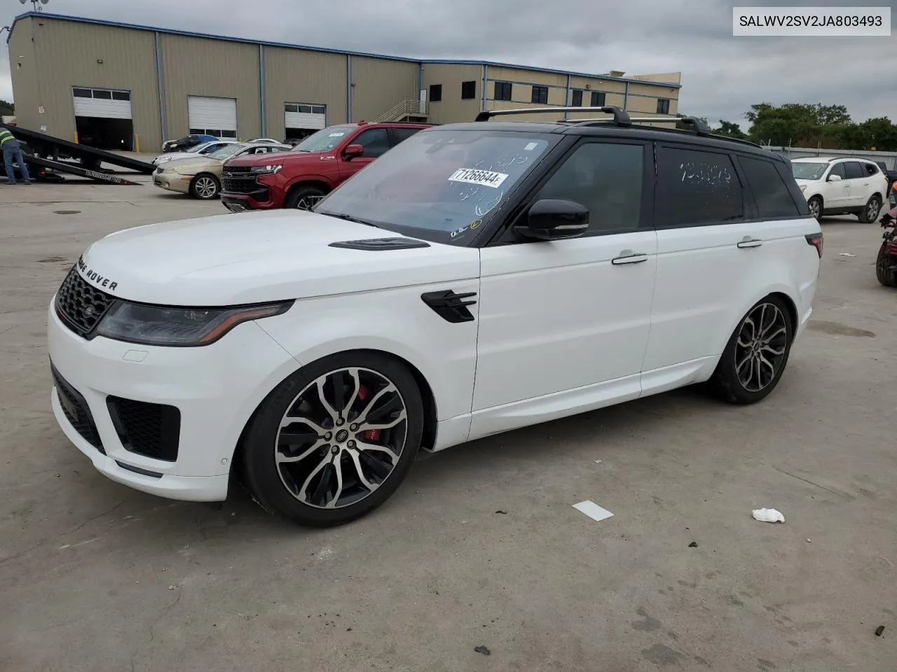 SALWV2SV2JA803493 2018 Land Rover Range Rover Sport Hse Dynamic