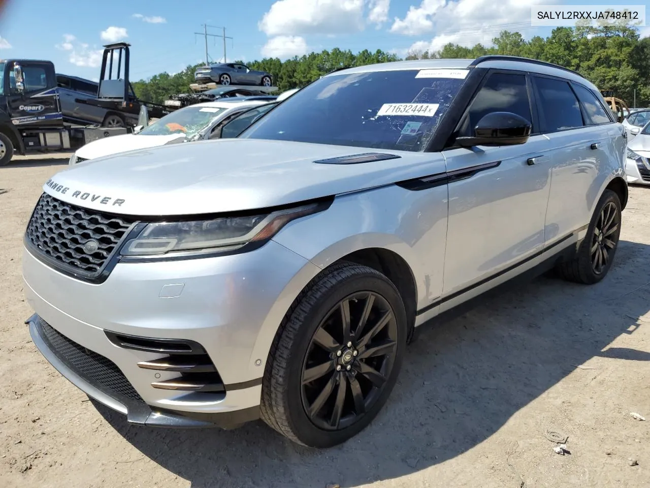 SALYL2RXXJA748412 2018 Land Rover Range Rover Velar R-Dynamic Se