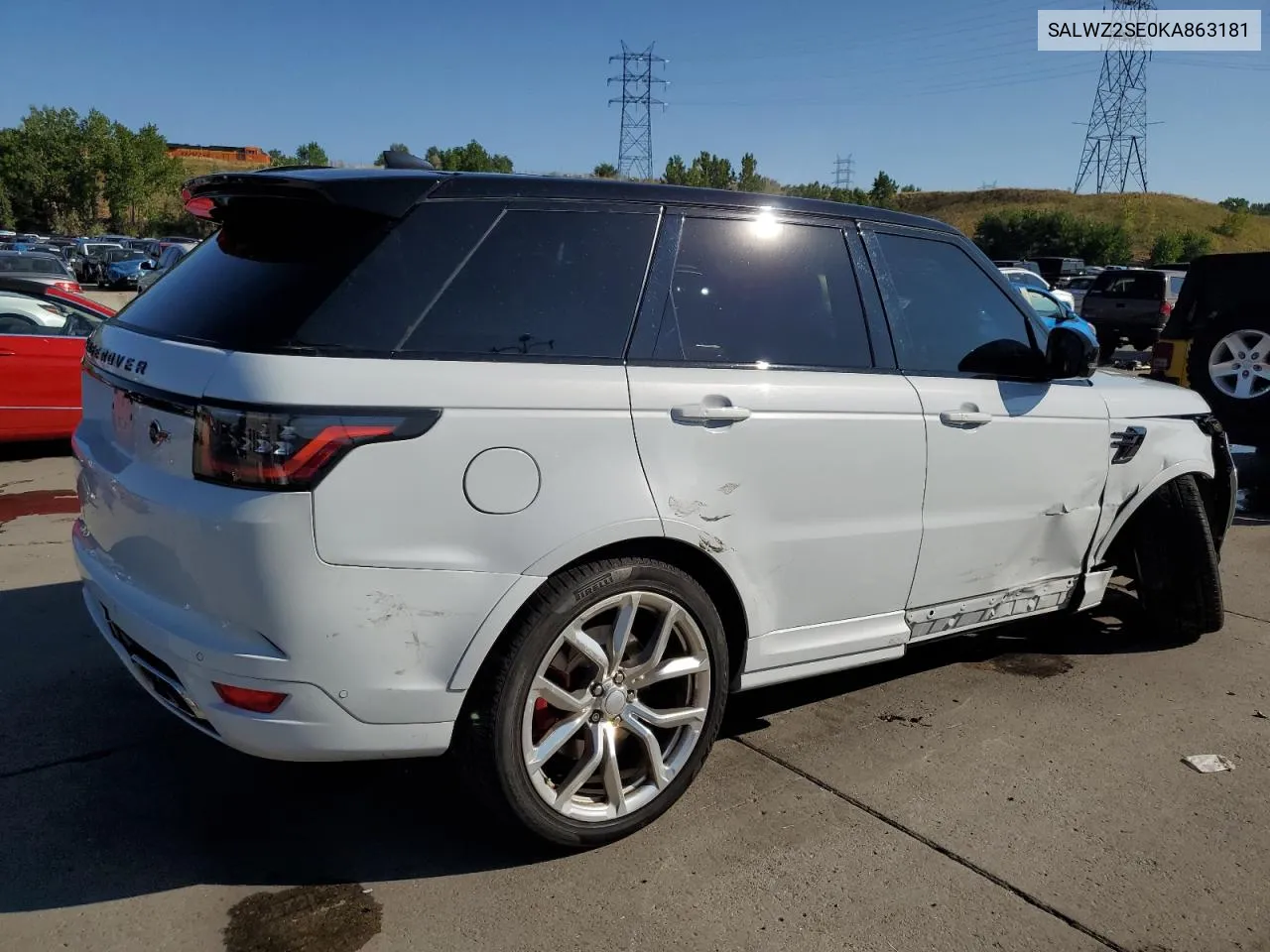 SALWZ2SE0KA863181 2019 Land Rover Range Rover Sport Svr