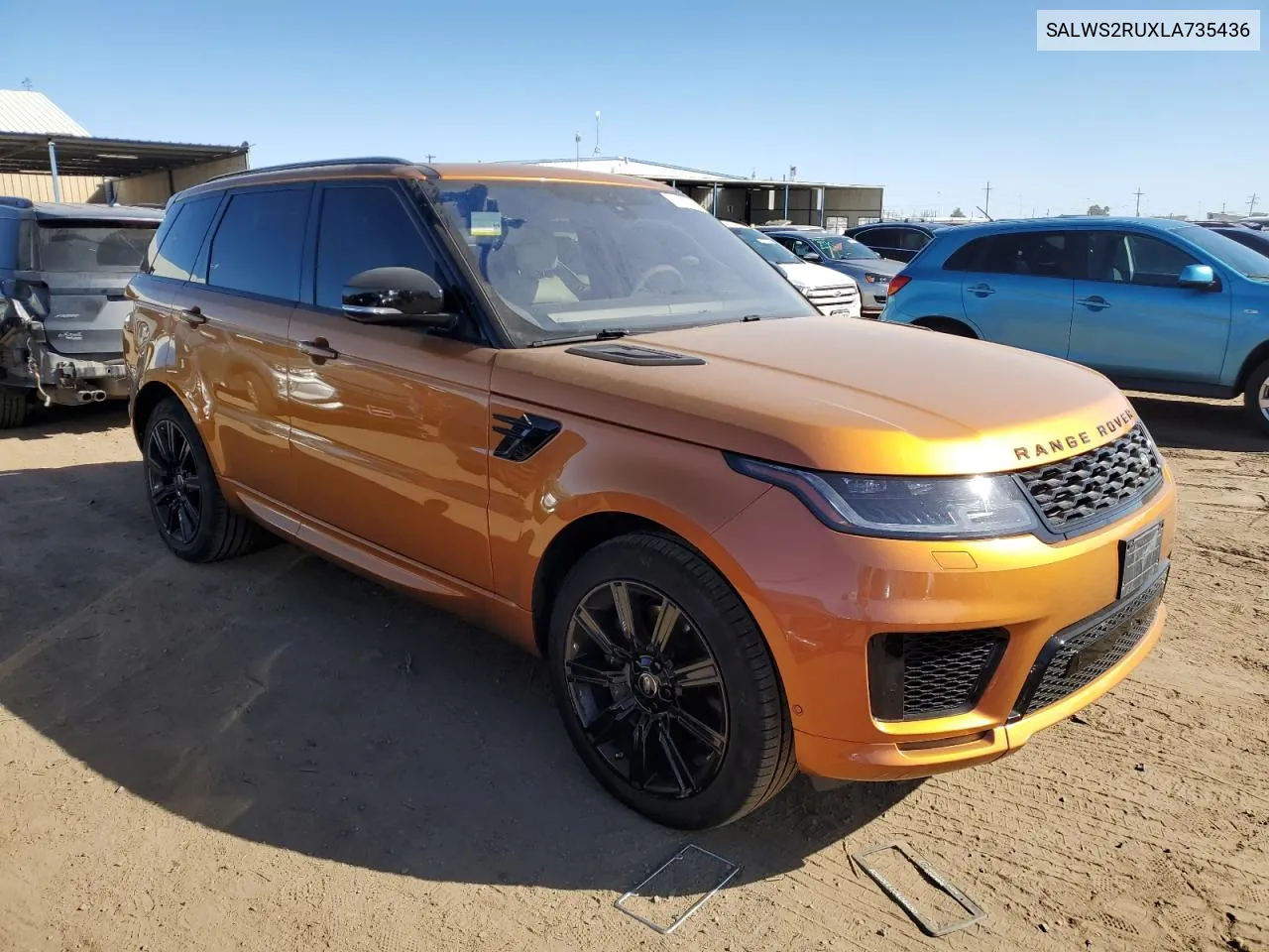 2020 Land Rover Range Rover Sport Hst VIN: SALWS2RUXLA735436 Lot: 71582204