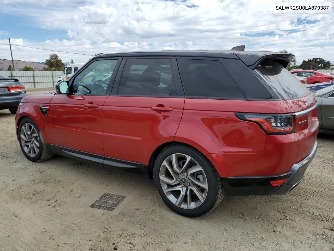 2020 Land Rover Range Rover Sport Hse VIN: SALWR2SU0LA879387 Lot: 71826924