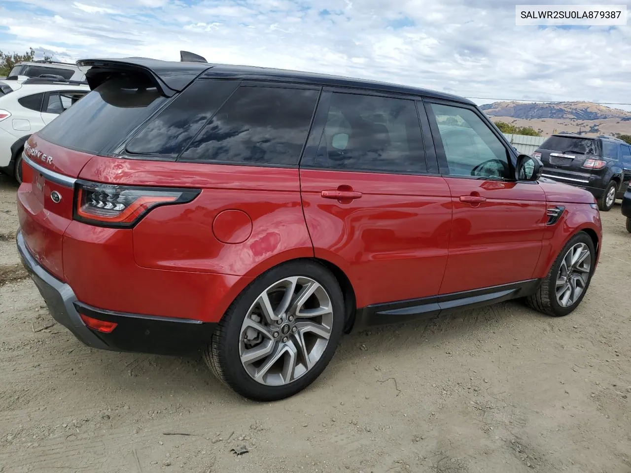 SALWR2SU0LA879387 2020 Land Rover Range Rover Sport Hse