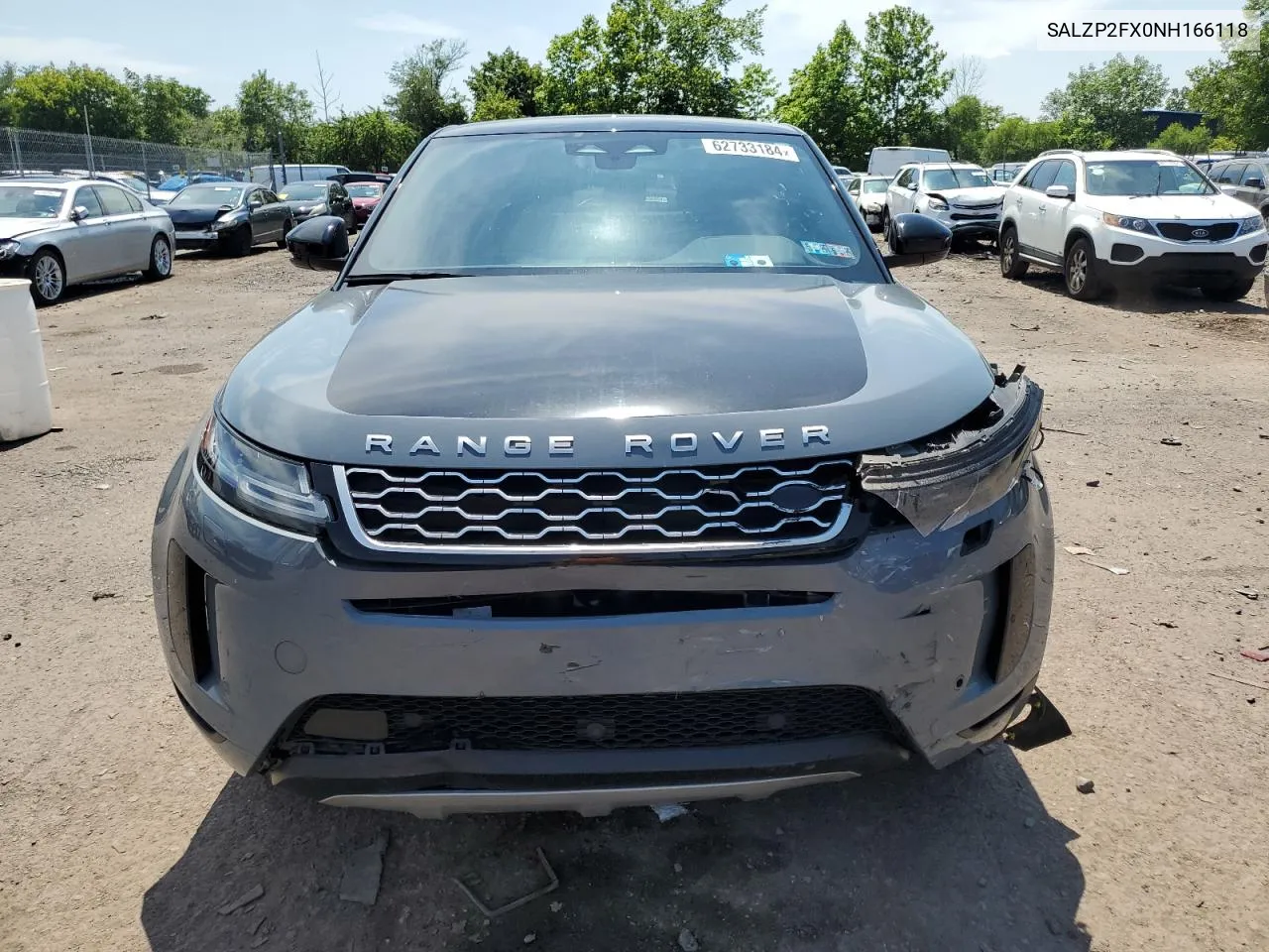 SALZP2FX0NH166118 2022 Land Rover Range Rover Evoque Se