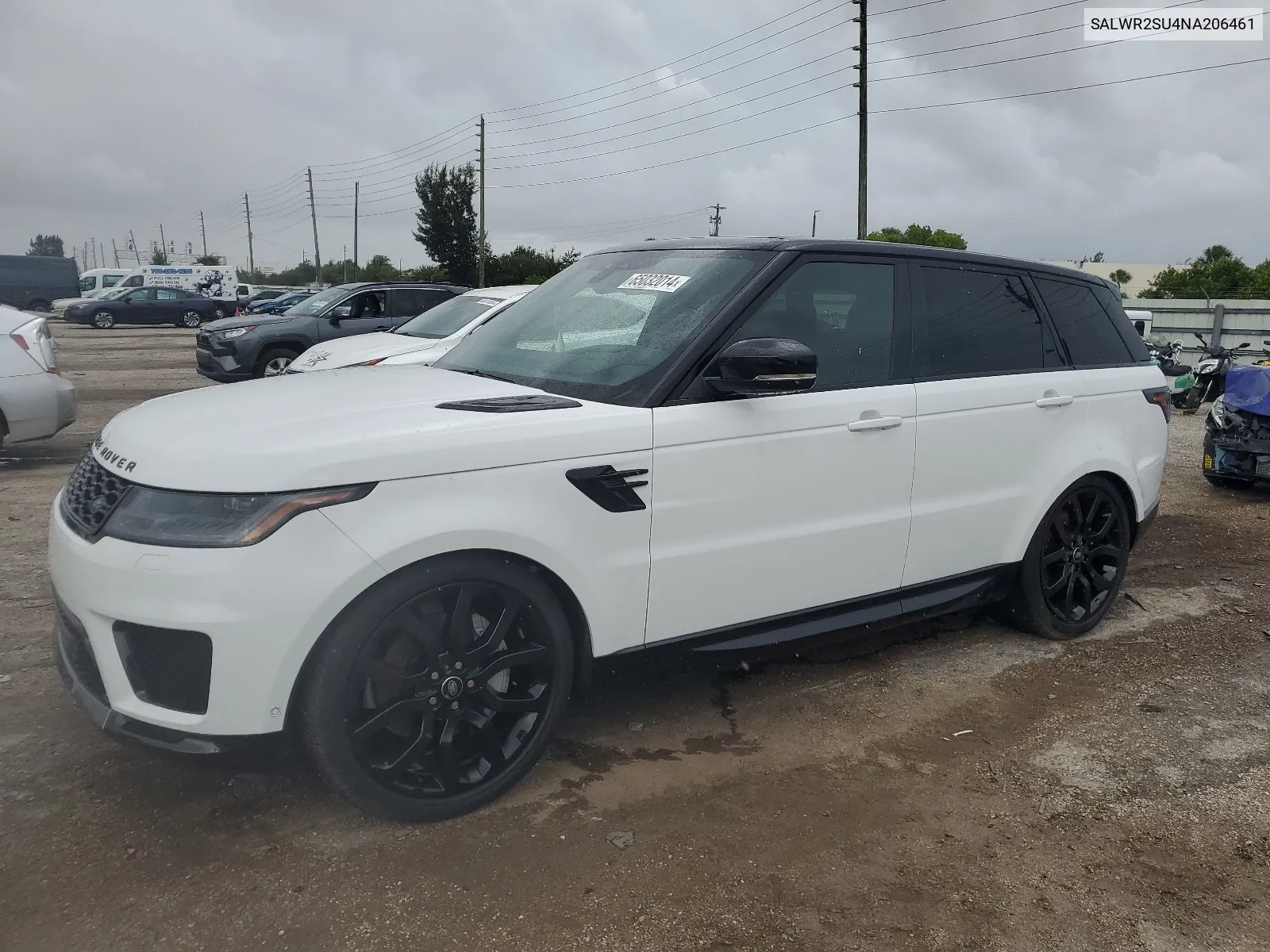 2022 Land Rover Range Rover Sport Hse Silver Edition VIN: SALWR2SU4NA206461 Lot: 65032014