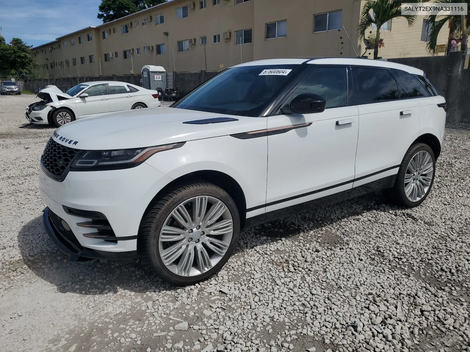 2022 Land Rover Range Rover Velar R-Dynamic S VIN: SALYT2EX9NA331116 Lot: 67600604