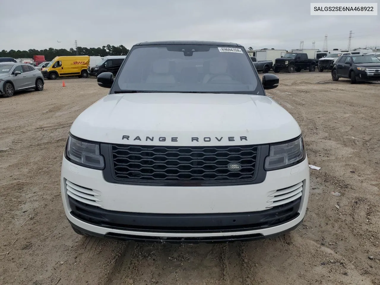 2022 Land Rover Range Rover Westminster Edition VIN: SALGS2SE6NA468922 Lot: 69664704