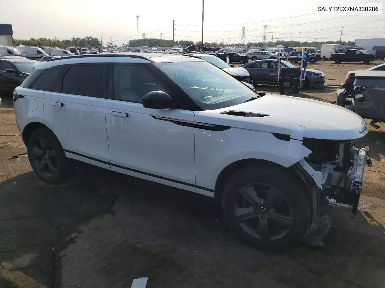 2022 Land Rover Range Rover Velar R-Dynamic S VIN: SALYT2EX7NA330286 Lot: 69926304