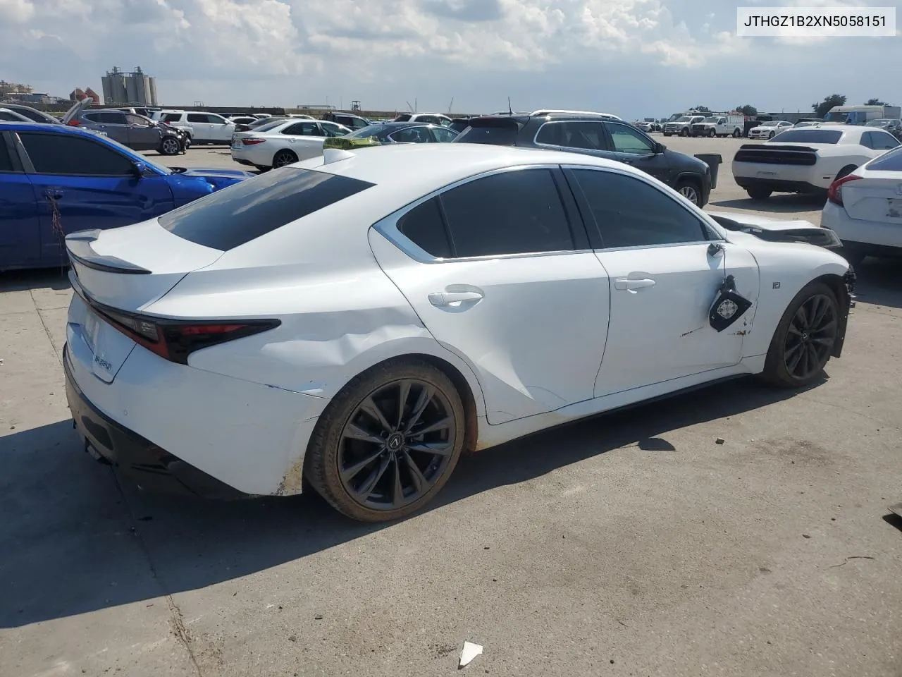 2022 Lexus Is 350 F Sport VIN: JTHGZ1B2XN5058151 Lot: 72176854