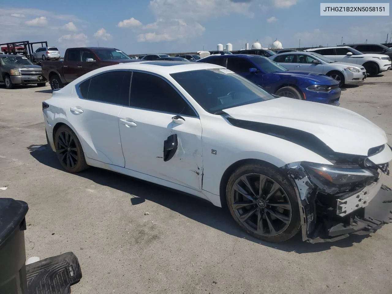 JTHGZ1B2XN5058151 2022 Lexus Is 350 F Sport