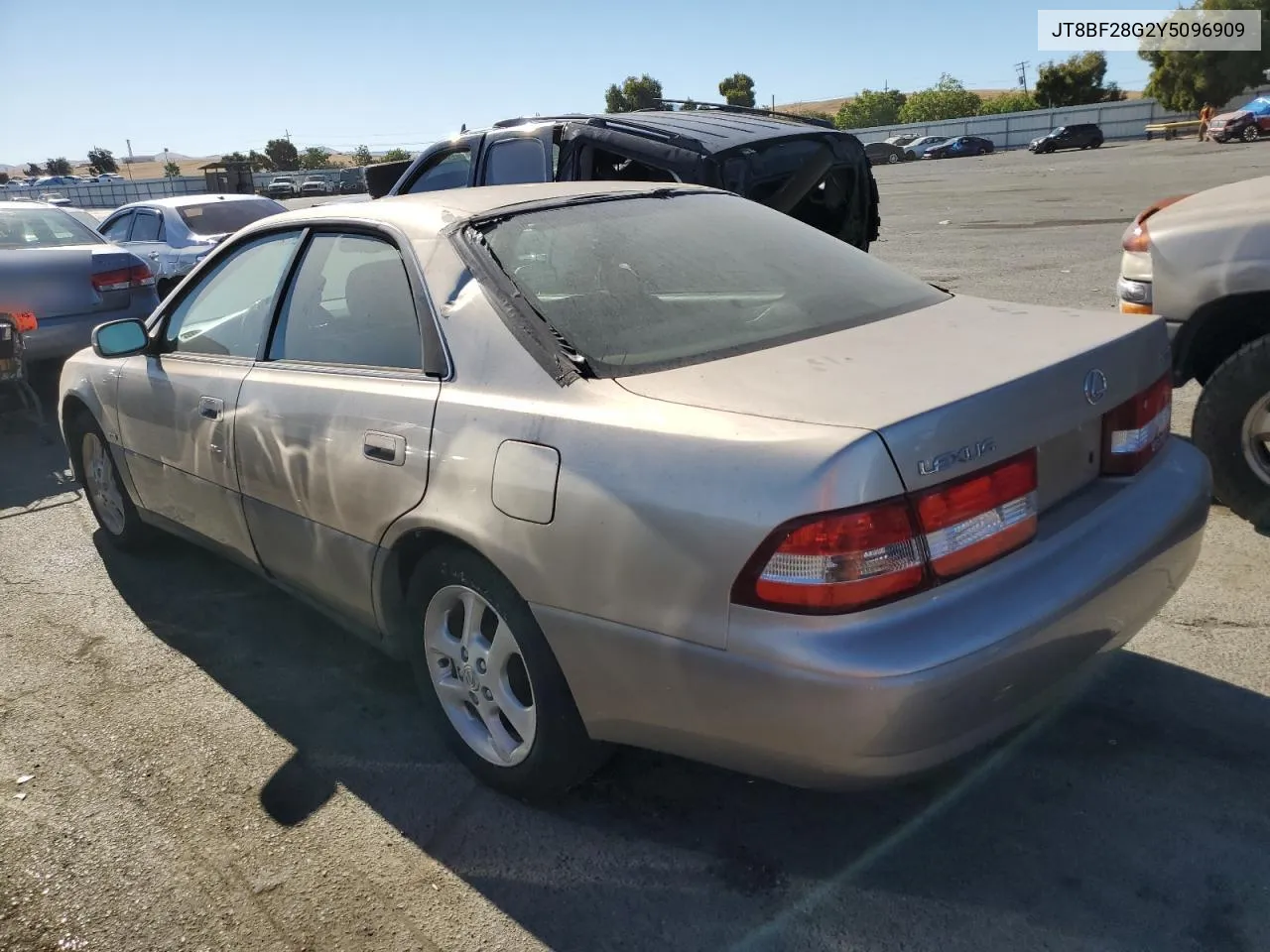 2000 Lexus Es 300 VIN: JT8BF28G2Y5096909 Lot: 67980894