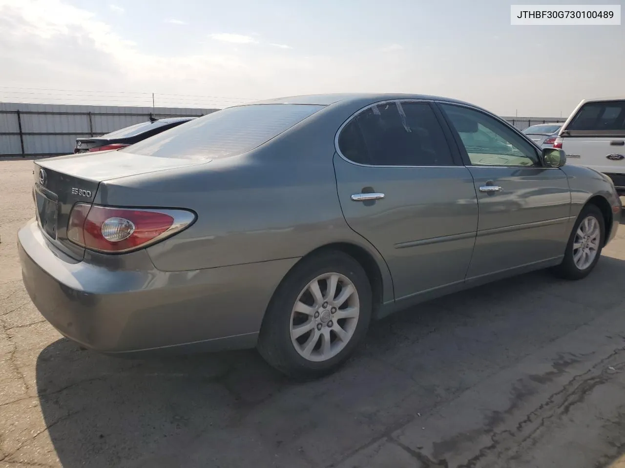 2003 Lexus Es 300 VIN: JTHBF30G730100489 Lot: 62901424