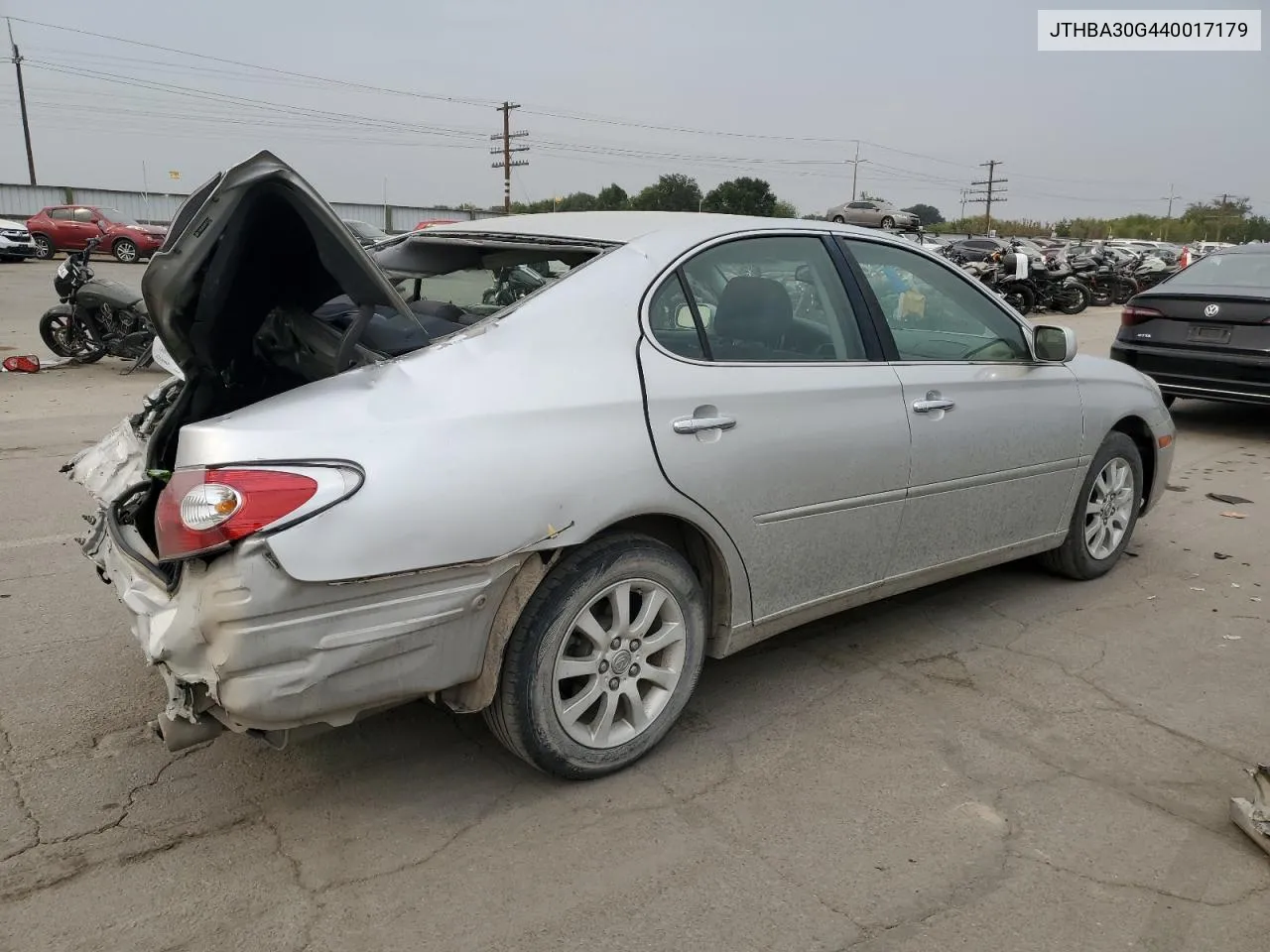 2004 Lexus Es 330 VIN: JTHBA30G440017179 Lot: 70509364