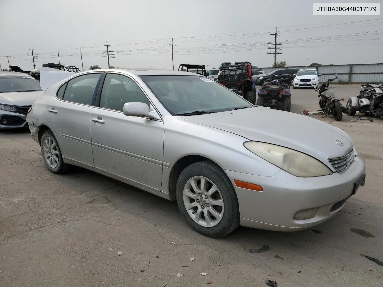 2004 Lexus Es 330 VIN: JTHBA30G440017179 Lot: 70509364